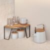 Metaltex york lava kruidenrek hoek 25x25x16 cm