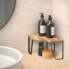 Metaltex york lava kruidenrek hoek 25x25x16 cm