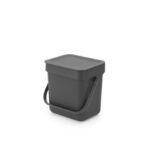 Brabantia afvalbakje Sort & Go 3L grijs