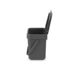 Brabantia afvalbakje Sort & Go 3L grijs