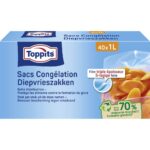 Toppits Diepvrieszakjes 1 liter 40 stuks