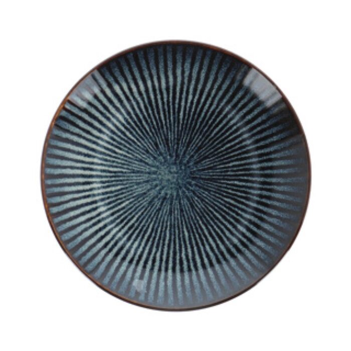 Cosy & Trendy Bord dessert d21,5xh2,9 cm  atlantis stripe - Afbeelding 2