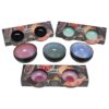 Schaal reactive glaze 12x4 cm set van 2 assorti (assortiment – willekeurige uitvoering)