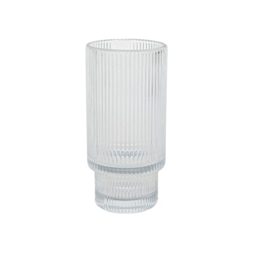 Glas Lines clear stapelbaar Ø 7,7x14 cm 460 ml