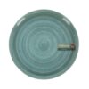 Bord plat d26 cm basalt ocean green