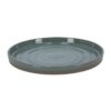 Bord plat d26 cm basalt ocean green