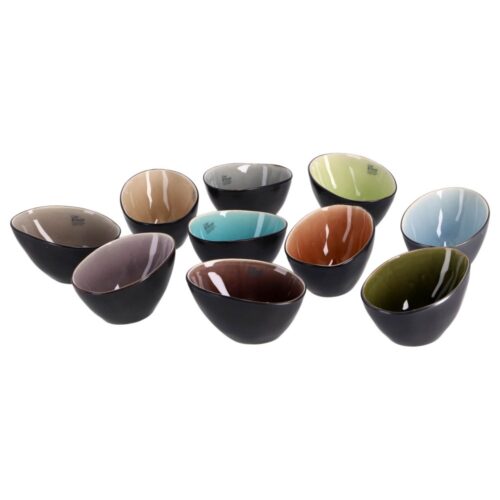 Schaal 10,5x8xh6 cm streetfood festival assorti