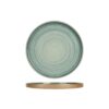 Dessertbord d21 cm basalt ocean green