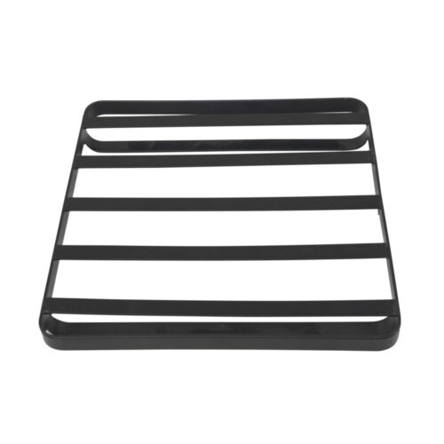 Onderzetter zwart 18x18x2,5cm