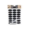 Label stickers 42 stuks met krijt