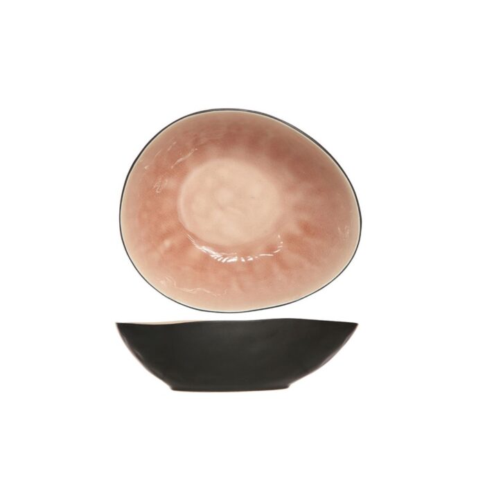 Schaal 20x16,5xh6 cm laguna old rose