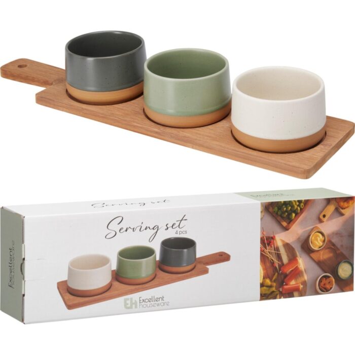 Serveerset van 4 stuks