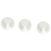 Metaltex Plakhaken 3 Stuks Rond Wit