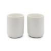 Bredemeijer Theemok Umea 200ml wit en  onderzetter set 2