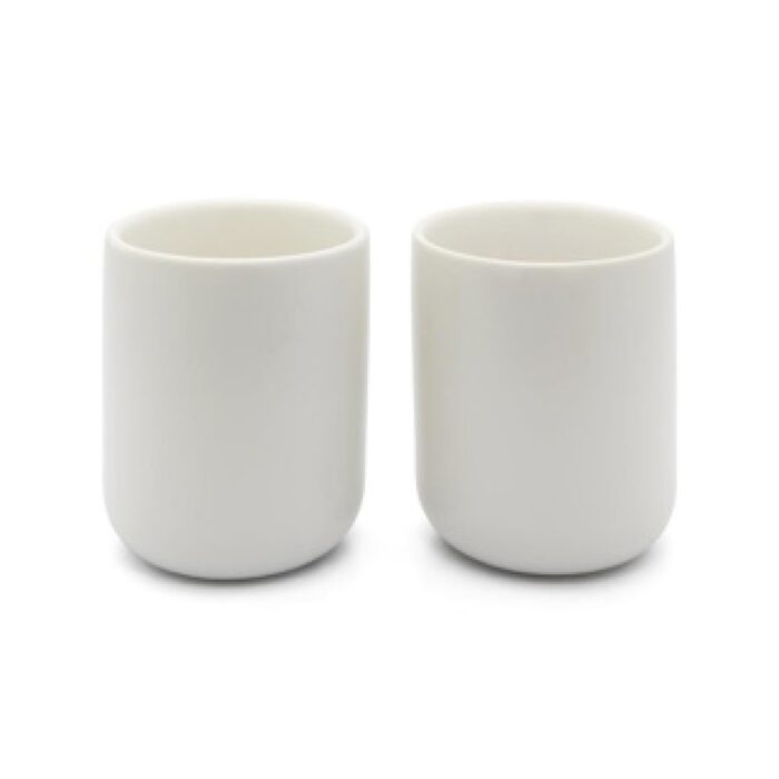 Bredemeijer Theemok Umea 200ml wit en  onderzetter set 2 - Afbeelding 4