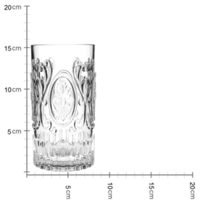 Tumbler Acrylic Clear 8.2x8.2x15.2cm - Afbeelding 2