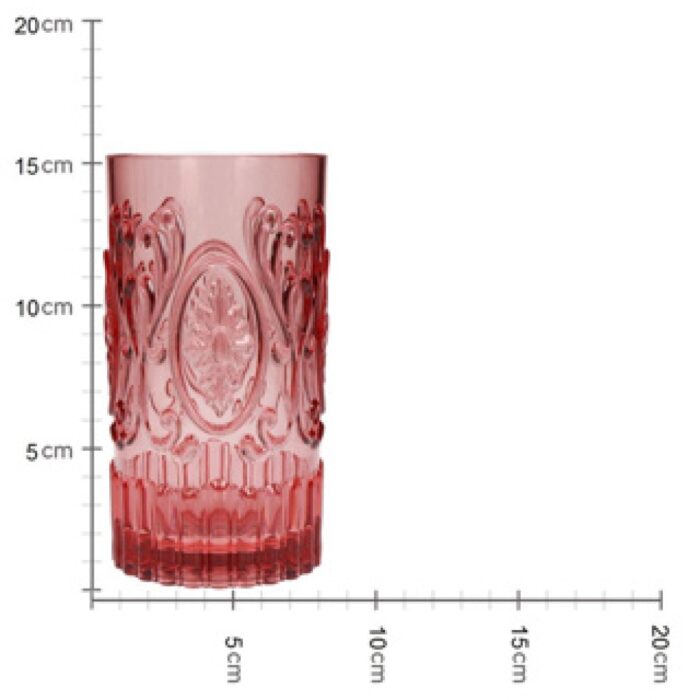 Tumbler Acrylic Pink 8.2x8.2x15.2cm - Afbeelding 3