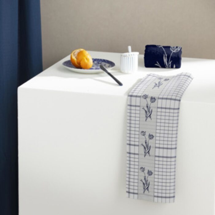 DDDDD theedoek lisse  60x65 blue - Afbeelding 3