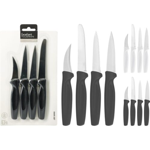 Messenset 4 delig 2 assorti kleur (assortiment – willekeurige uitvoering)