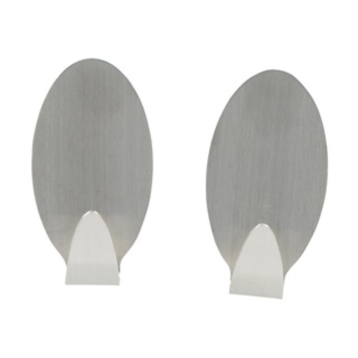 Metaltex Plakhaken 2 Stuks Inox Ovaal - Afbeelding 3
