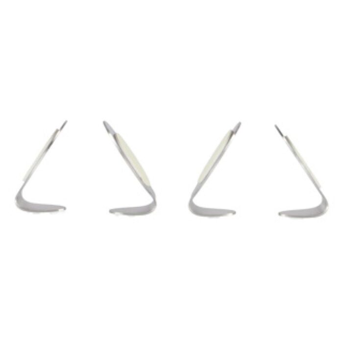 Metaltex Plakhaken Inox Ovaal Klein 4 Stuks - Afbeelding 4