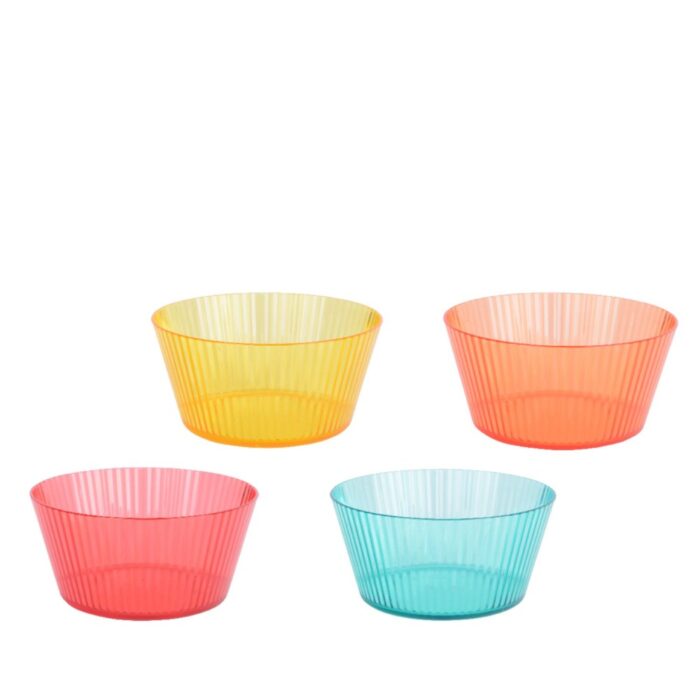 Schaal plastic set van 4