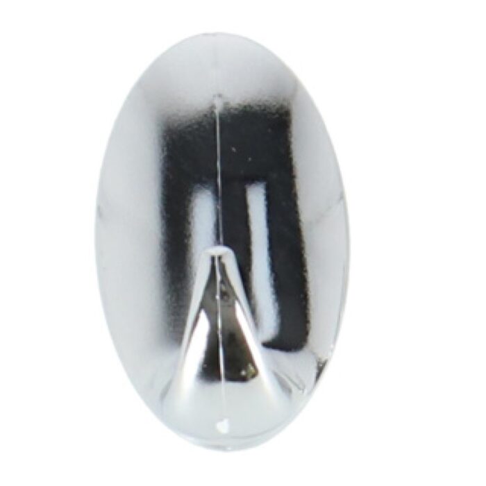 Metaltex Plakhaken 4 Stuks Verchroomd Ovaal - Afbeelding 2