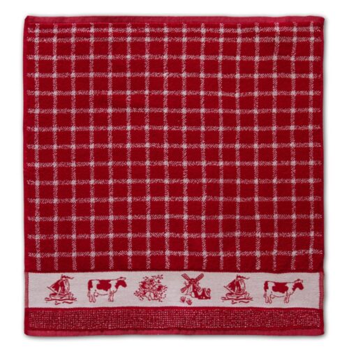 DDDDD keukendoek Dutchie 50 x 55 red