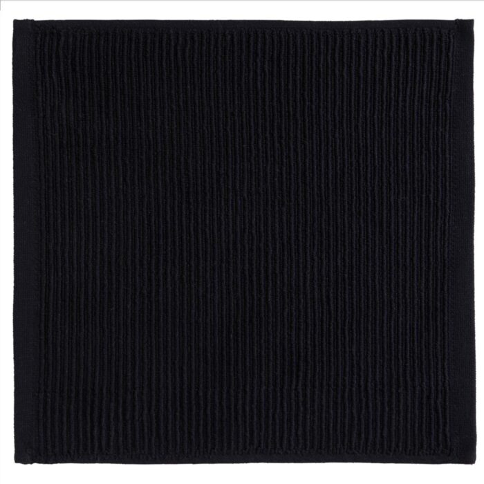 DDDDD vaatdoek Basic black 30 x 30 cm set 4