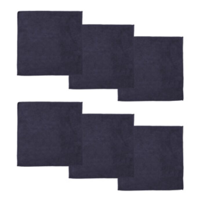 DDDDD microvezeldoek billie 30x30 cm blauw 6 stuks - Afbeelding 2