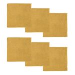 DDDDD microvezeldoek billie 30x30 cm geel 6 stuks