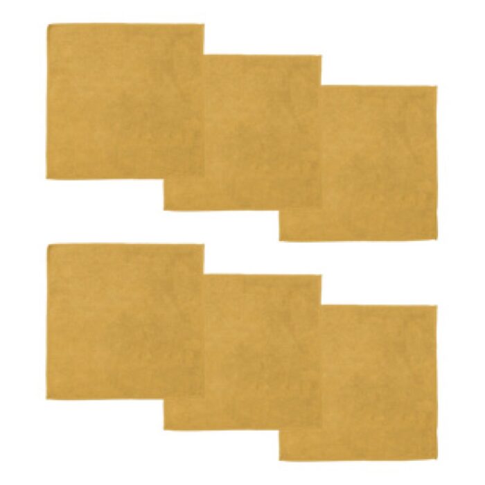 DDDDD microvezeldoek billie 30x30 cm geel 6 stuks - Afbeelding 2