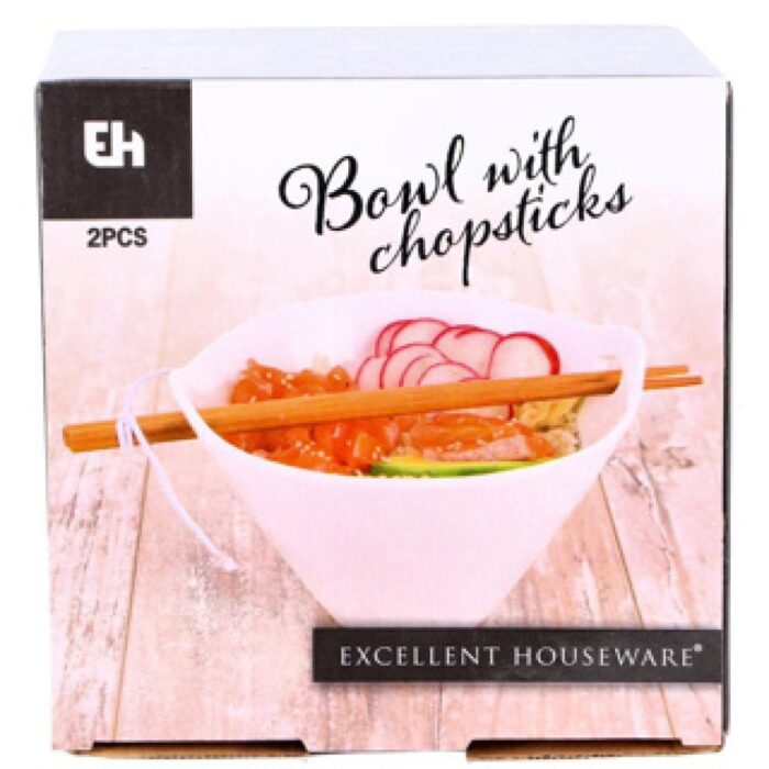 Schaal Met Eetstokjes Porselein - Afbeelding 4