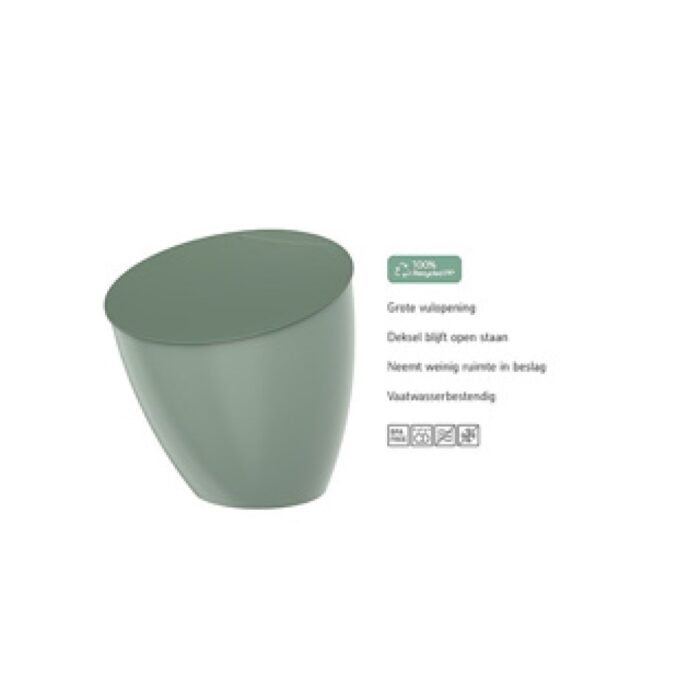 Mepal afvalbakje calypso 2,2 liter nordic blue - Afbeelding 4