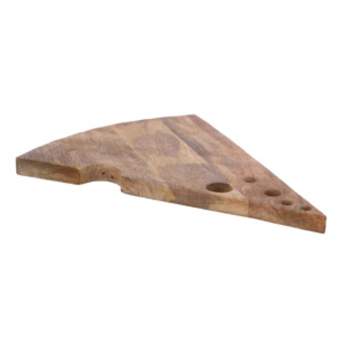 Borrelplank "Cheese" naturel mango 38x28x2,5 cm - Afbeelding 2