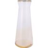 Dekanteer karaf glas 1145 ML goud