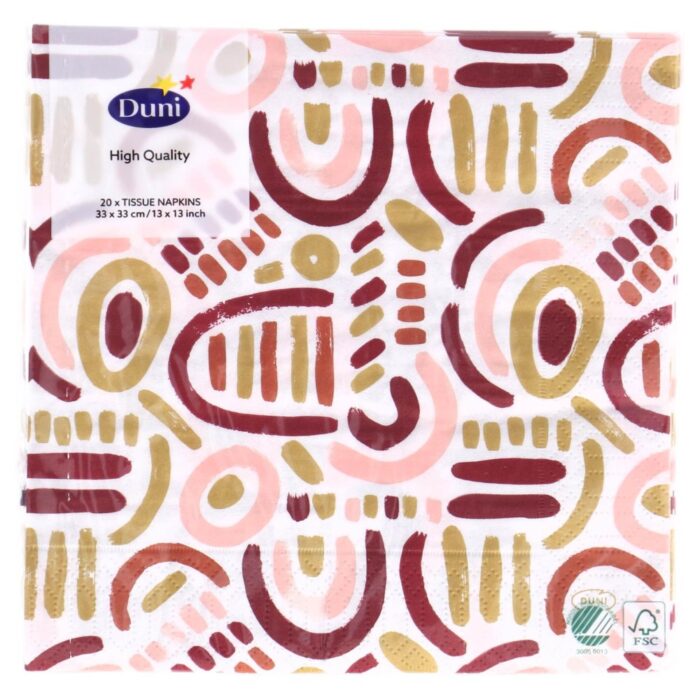 Servetten Golden Impuls 33x33 cm