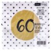 Servetten 60th Birthday 33x33 cm