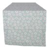 Daisy flowers tafelloper groen 50x140 cm