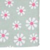 Daisy flowers tafelloper groen 50x140 cm