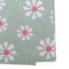 Daisy flowers tafelkleed textiel groen rond 160 cm