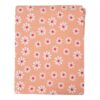 Daisy flowers tafelkleed textiel oranje rond 160cm