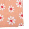 Daisy flowers tafelkleed textiel oranje rond 160cm