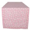 Daisy flowers tafelloper roze 50x140 cm