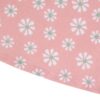 Daisy flowers tafelkleed textiel roze rond 160 cm