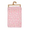Daisy flowers tafelkleed textiel roze rond 160 cm