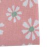 Daisy flowers tafelkleed textiel roze rond 160 cm