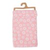 Daisy flowers tafelkleed textiel roze 140x250 cm