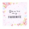 Servetten Hearts Favour 33x33 cm