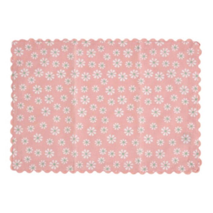 Daisy flowers placemat mix colours 35x50 set 3 - Afbeelding 3